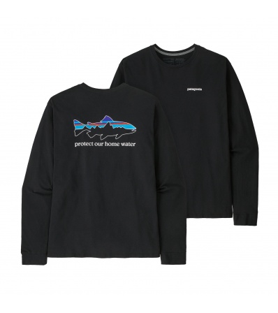 Блуза Patagonia Long-Sleeved Home Water Trout Responsibili-Tee M's