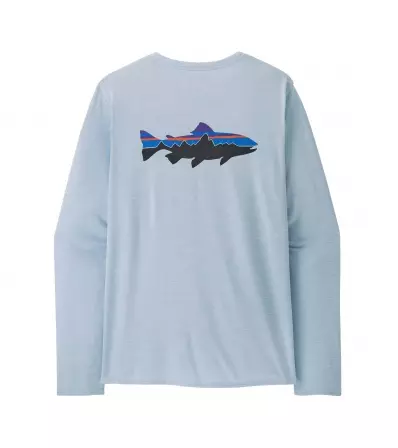 Блуза Patagonia Long Sleeve Capilene Cool Daily Graphic Shirt Waters M's Summer 2025