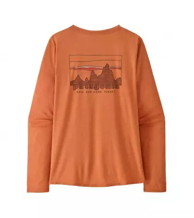 Блуза Patagonia Capilene Cool Daily Graphic Shirt Long Sleeve W's Summer 2025