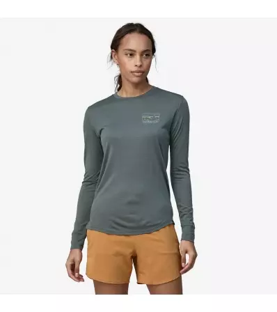 Блуза Patagonia W's Long-Sleeved Capilene Cool Merino Graphic Shirt