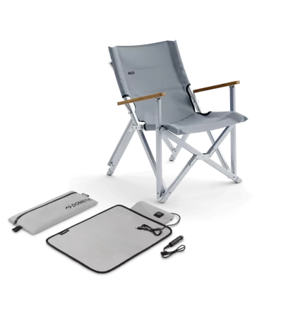 Комплект Преносим Стол Dometic Compact Camp Chair + Затопляща постелка Dometic Camp Personal Heater