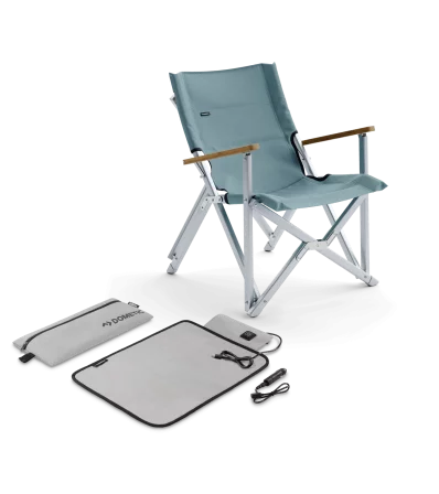 Комплект Преносим Стол Dometic Compact Camp Chair + Затопляща постелка Dometic Camp Personal Heater