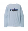 Блуза Patagonia Long Sleeve Capilene Cool Daily Graphic Shirt Waters M's Summer 2025