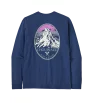 Блуза Patagonia LS Chouinard Crest Responsibili-Tee M's
